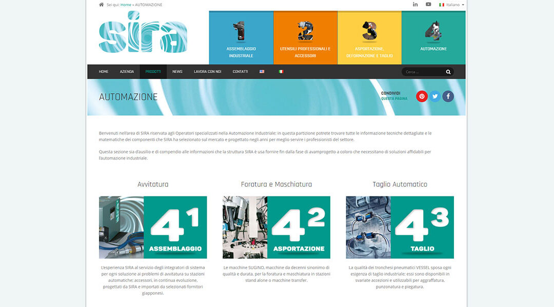 Nuova partizione: Automazione Industriale