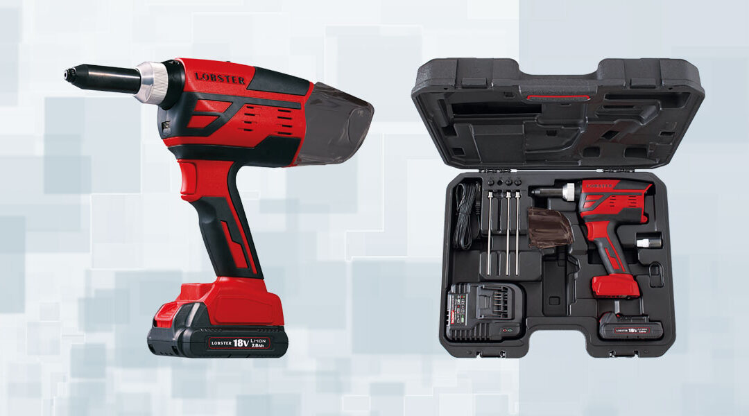 Rivettatrice a batteria LOBTEX R2B1