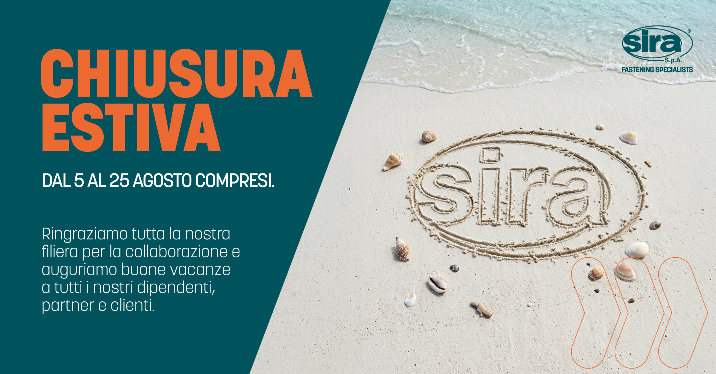 chiusura estiva chiusura estiva